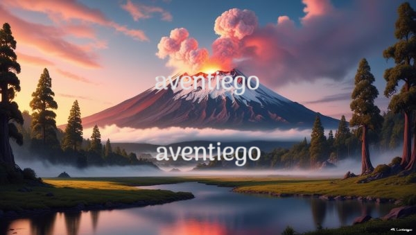 Volcano Background 3